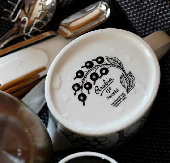 アラビア パラティッシ ピッチャー400ml ブラック Arabia