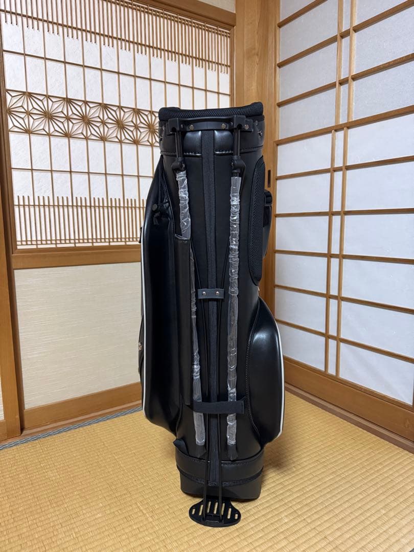 【未使用・超美品】GTD Black Ice キャディバッグ　ブラック/シルバー