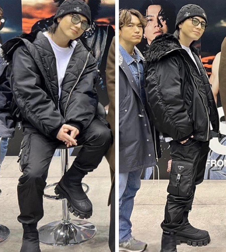 【Take※※※49】PRADA BOMBER JAKET 3点SET-3
