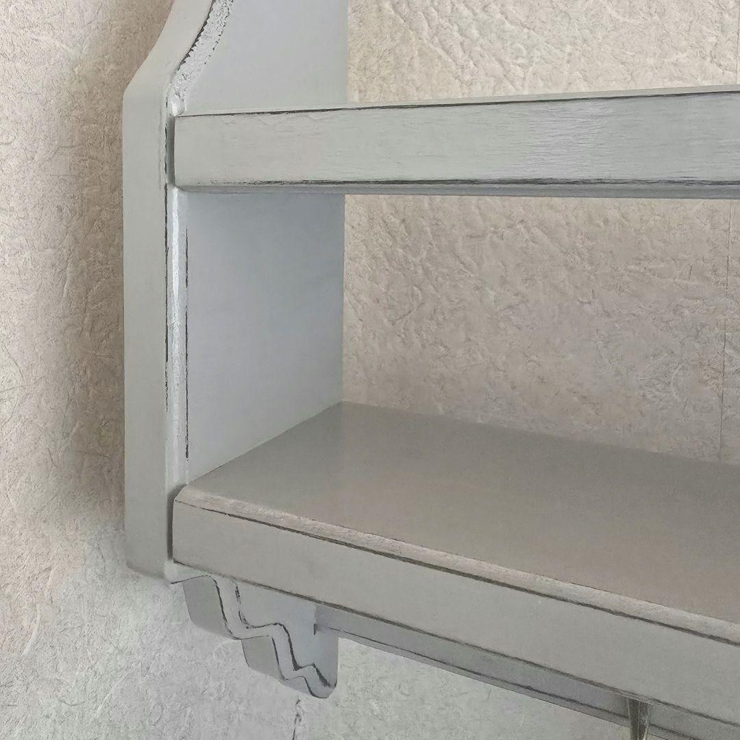 kotobukihime　フレンチシャビー壁掛けシェルフ　ワイド1050