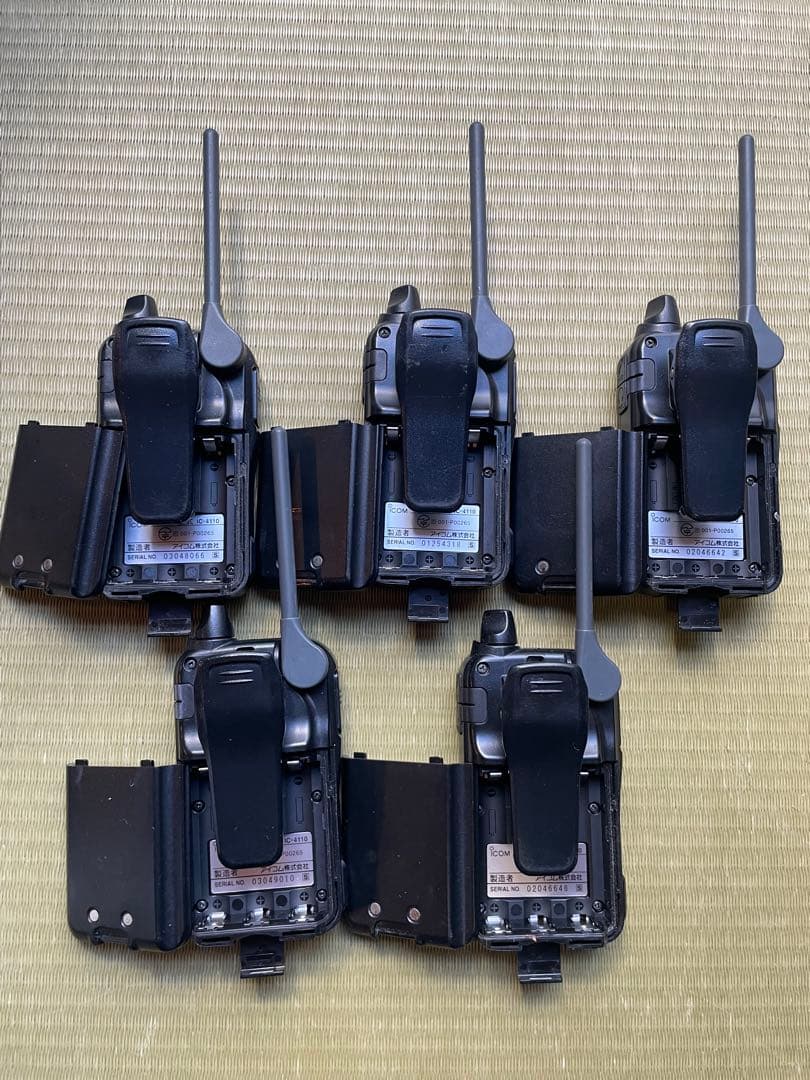 K*i様 ICOMトランシーバー（5台セット）