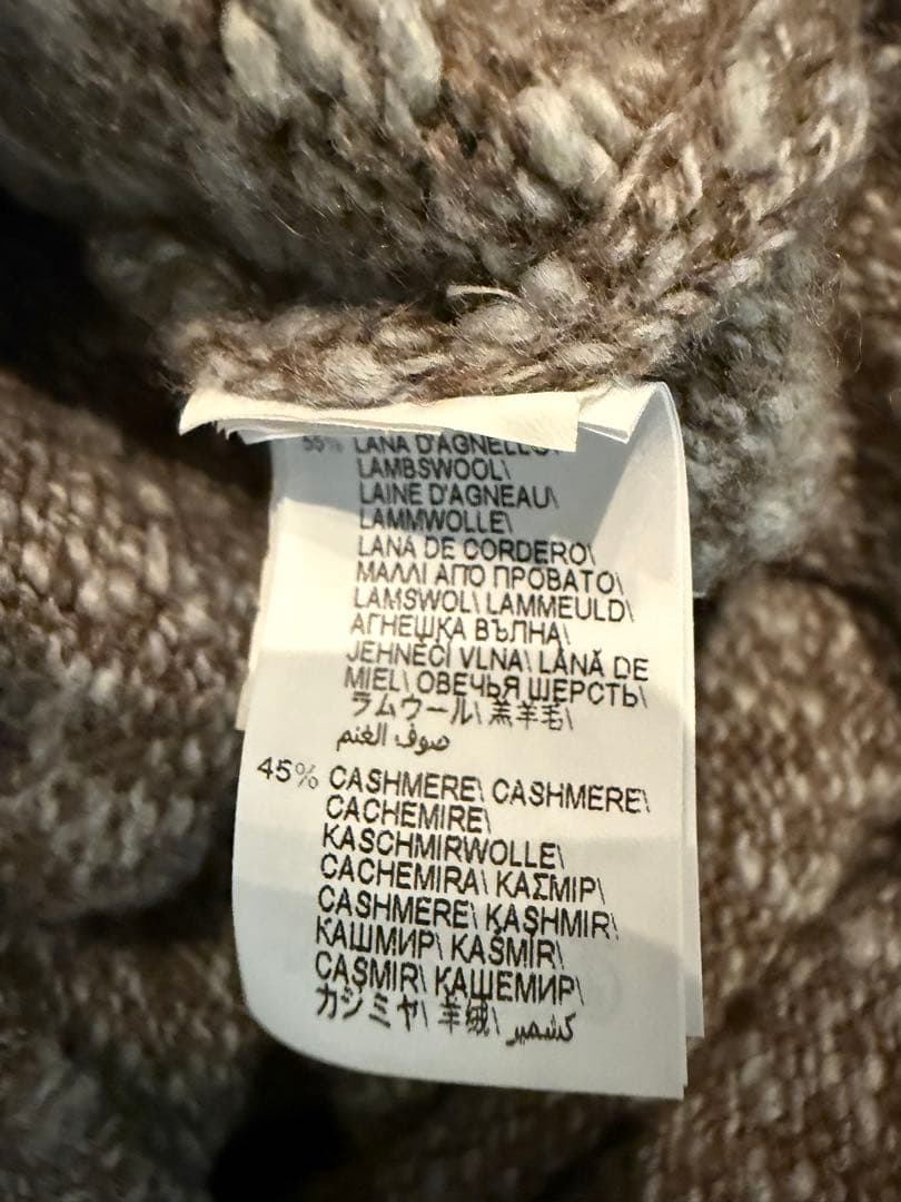 新品！2024awブルネロクチネリ ヘンリーネックセーターカシミヤ ドネガル48