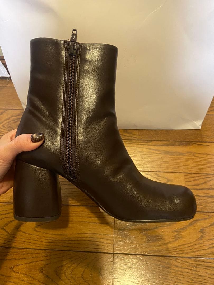 新品未使用 TODAYFUL square Short Boots 36