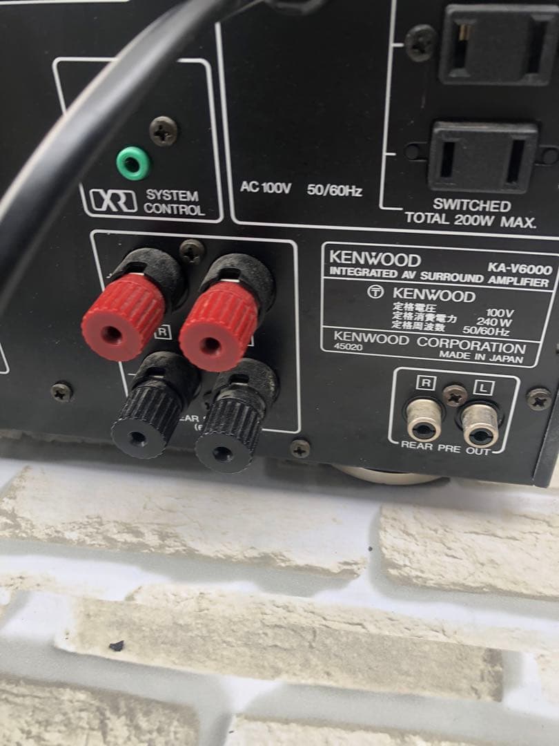 KENWOOD/KA-V6000/サラウンドアンプ通電のみ(A90)