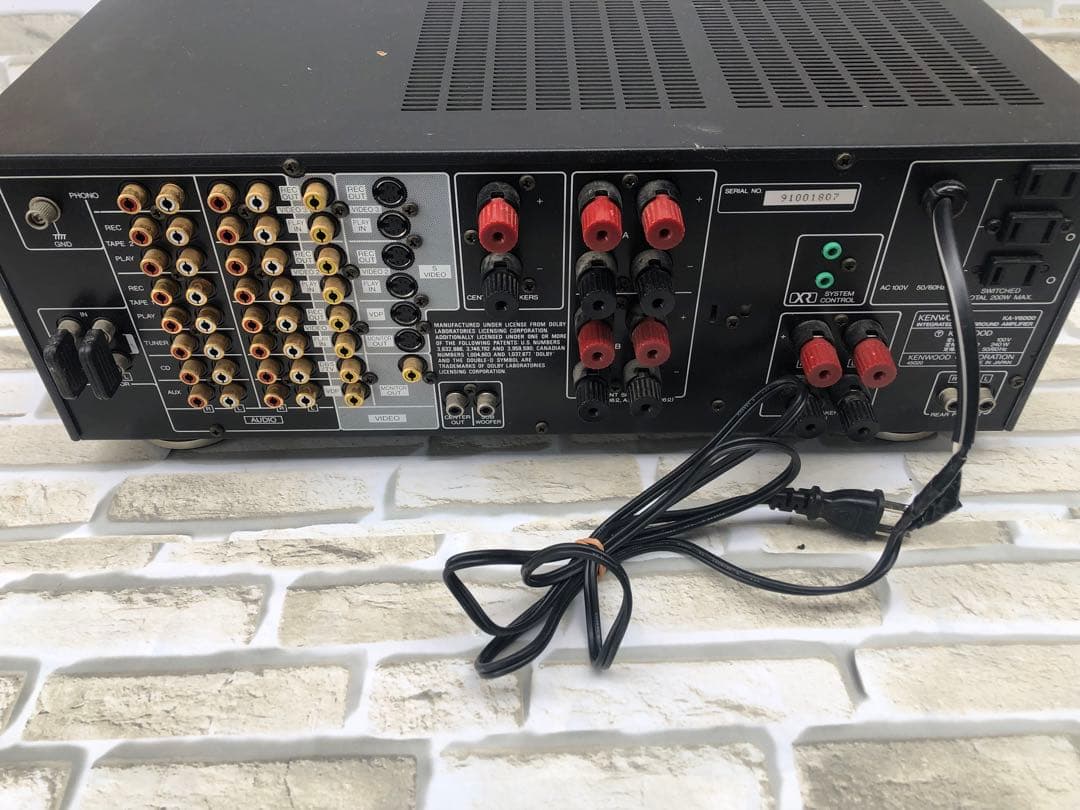 KENWOOD/KA-V6000/サラウンドアンプ通電のみ(A90)