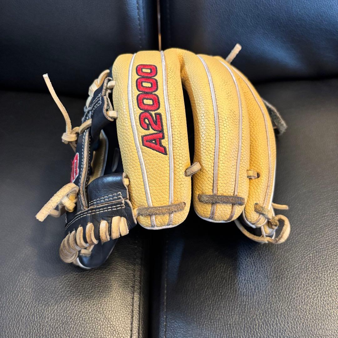 柴田竜拓に憧れる　Wilson 硬式グローブ A2000 DP15 ペドロイア
