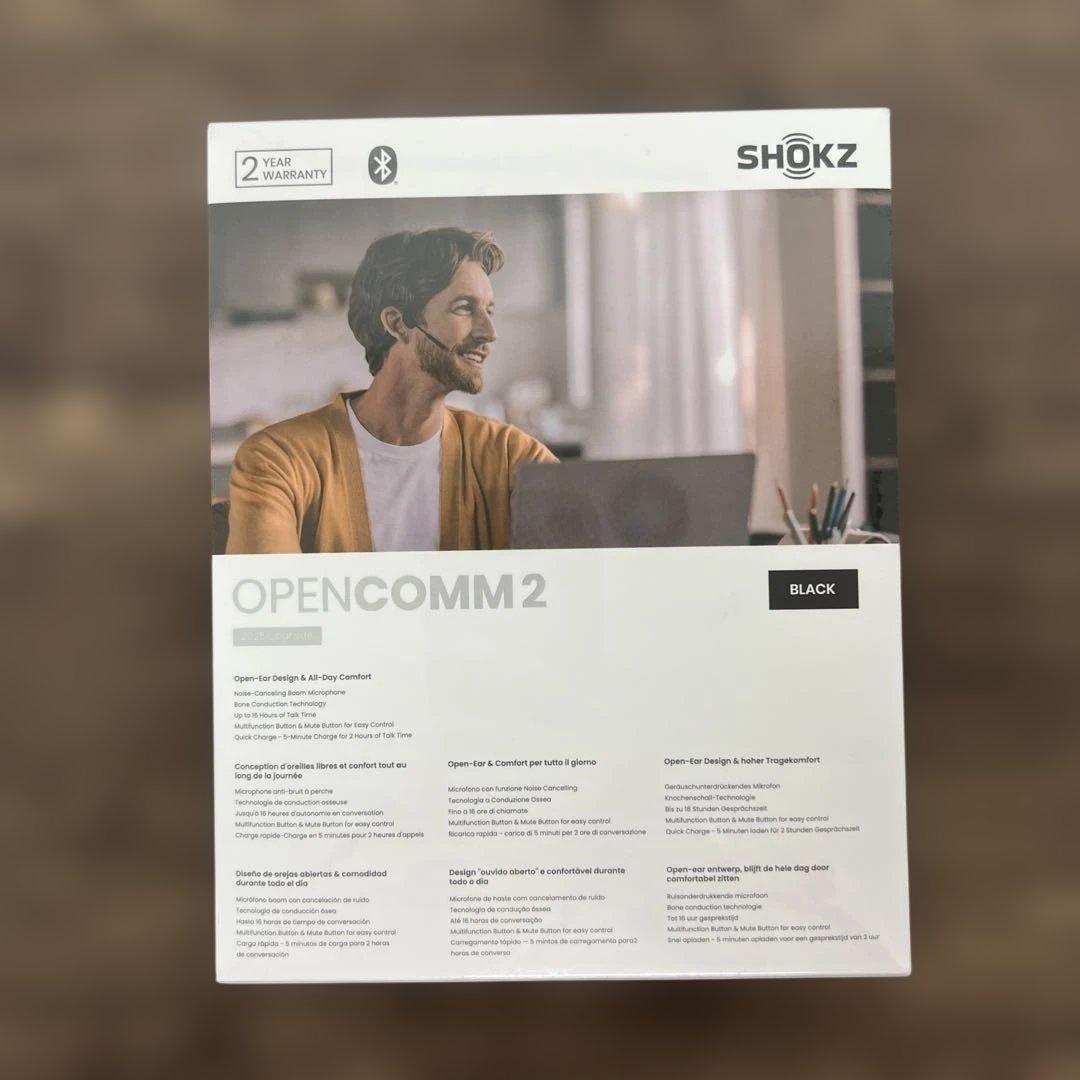 イヤホン 12664 Shokz OpenComm2 2025 Upgrade