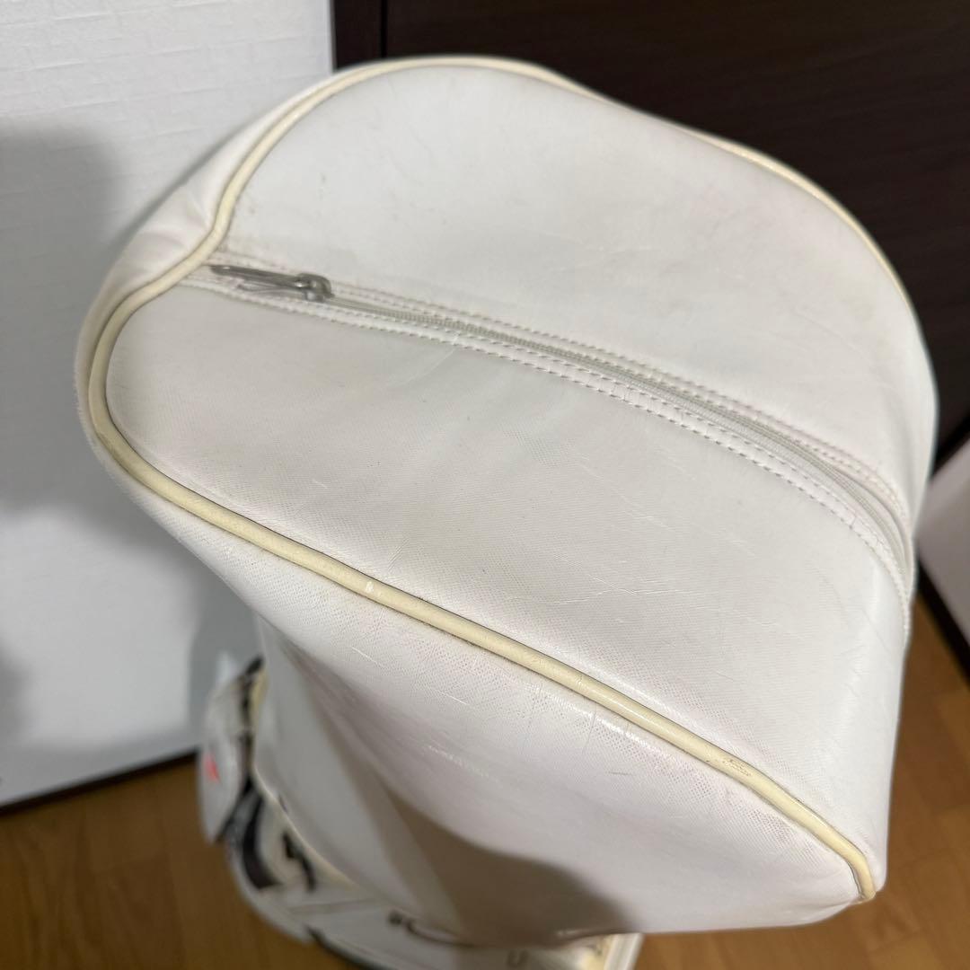 Nike キャディバッグ ゴルフバッグ ホワイト グレー レッド