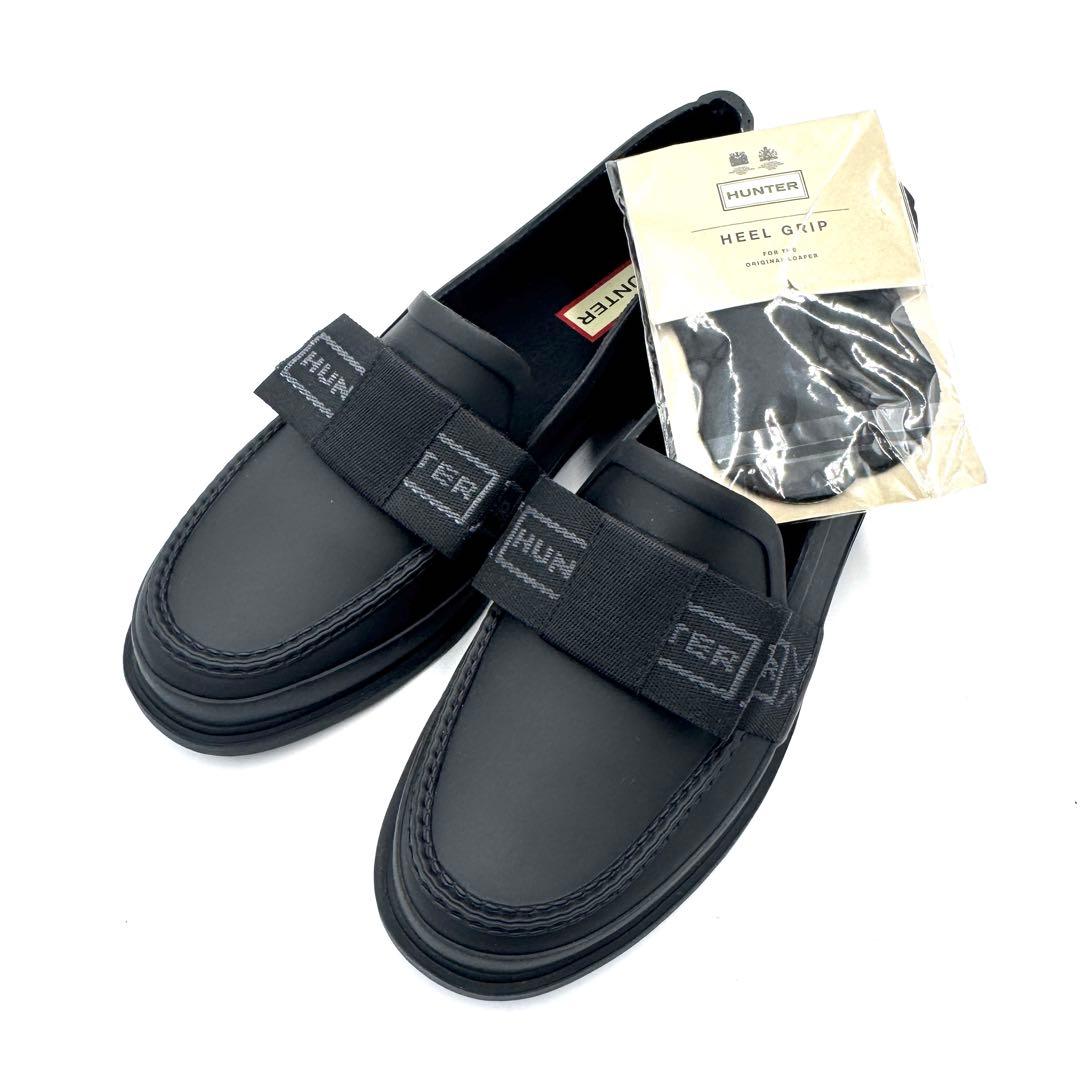 極美品 HUNTER REFAIND BOW PENNY LOAFER 24cm