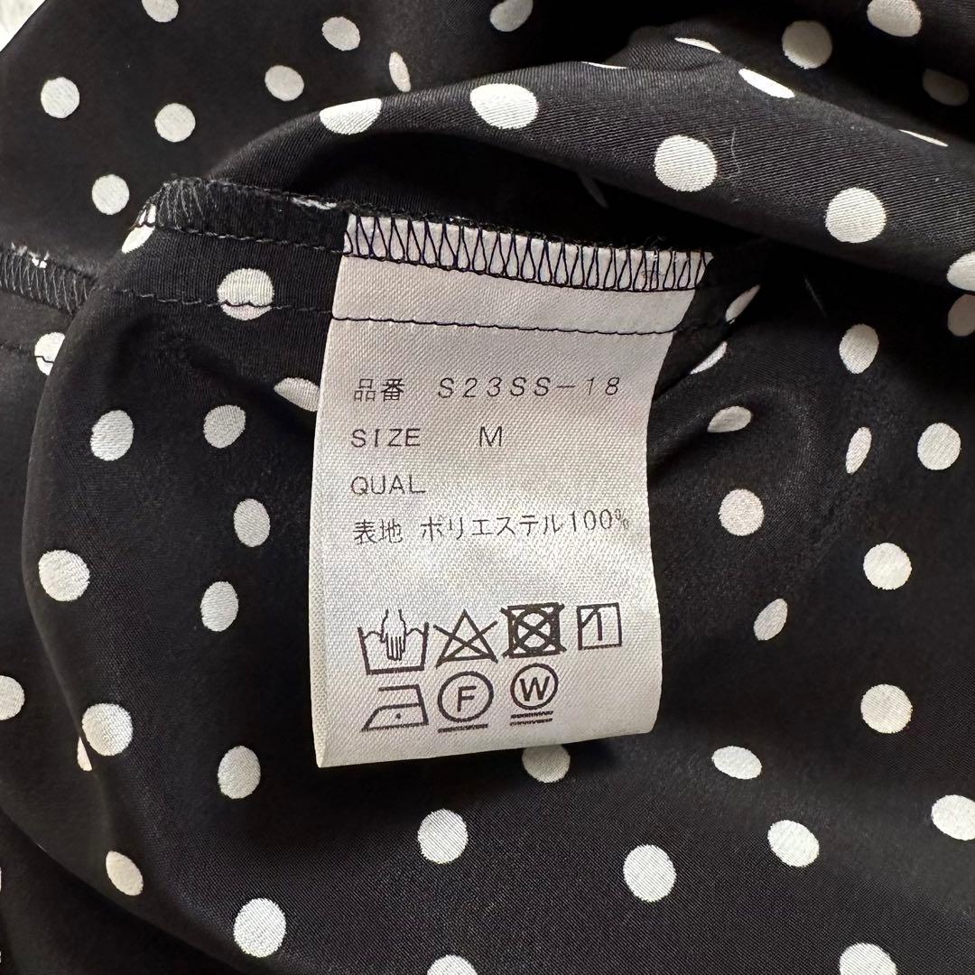 ✨美品✨SIMME シンメ ドットボウタイブラウス ブラック M