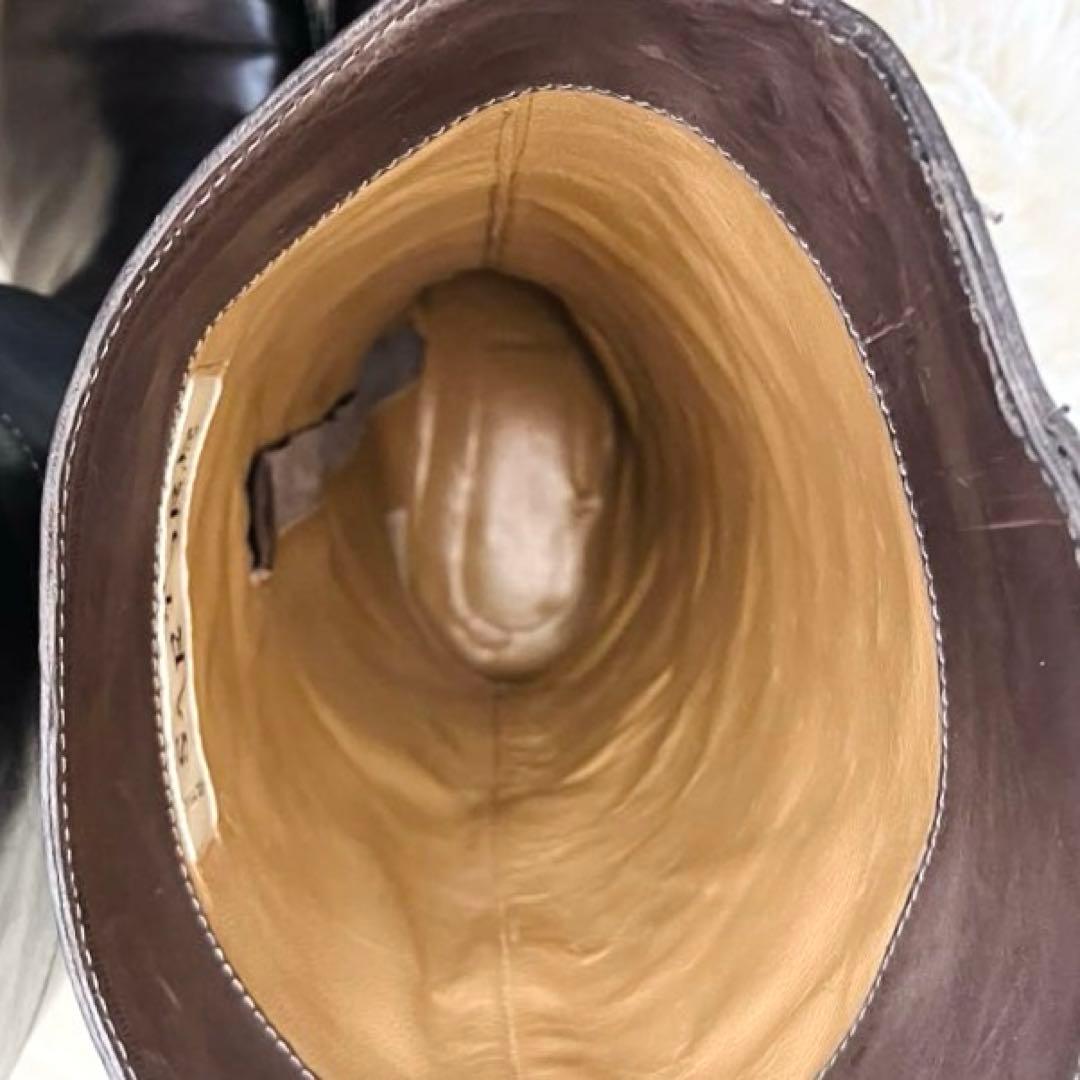 【希少色】SARTORE 38 グレージュダブルストラップ　サイドジップ　ロング