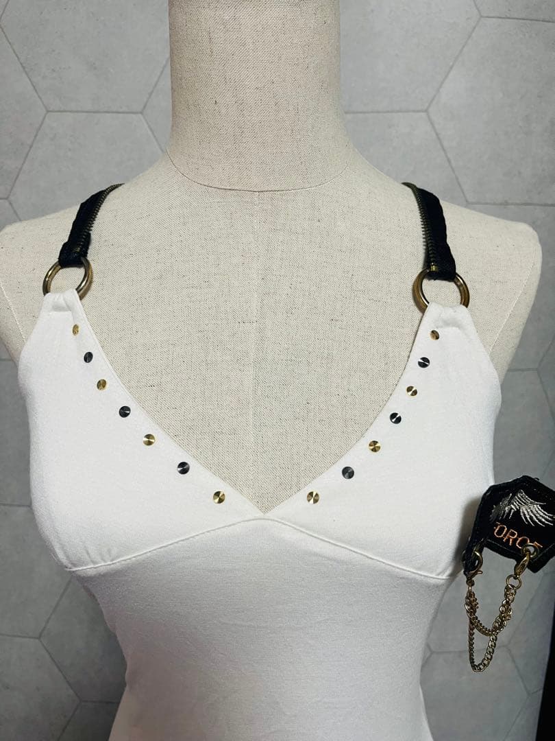 【正規品】 元祖 d.i.a バックジッパーキャミソール 平成 ギャル y2k