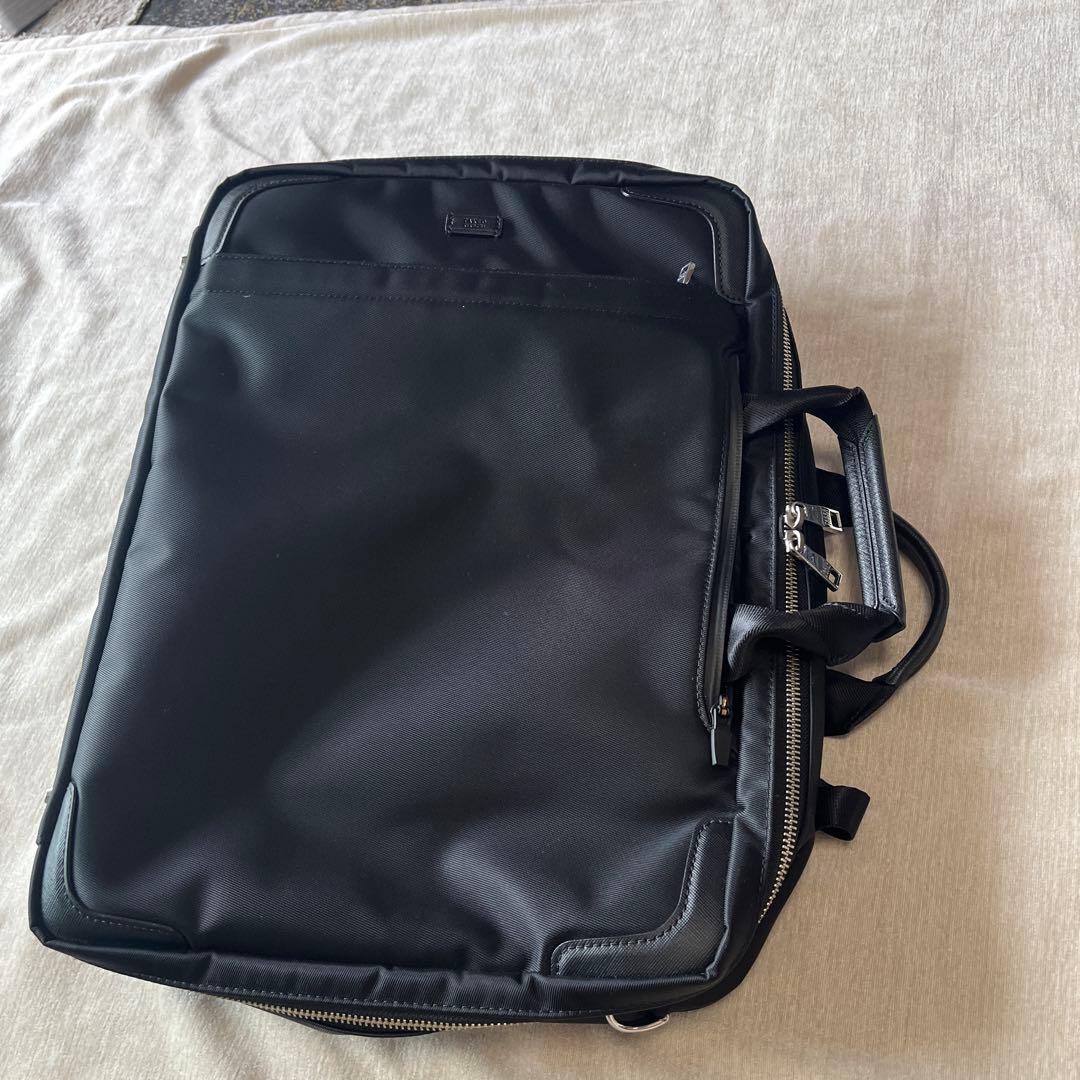 TAKEO KIKUCHI ビジネスバックパック 3WAY 黒　ブラック