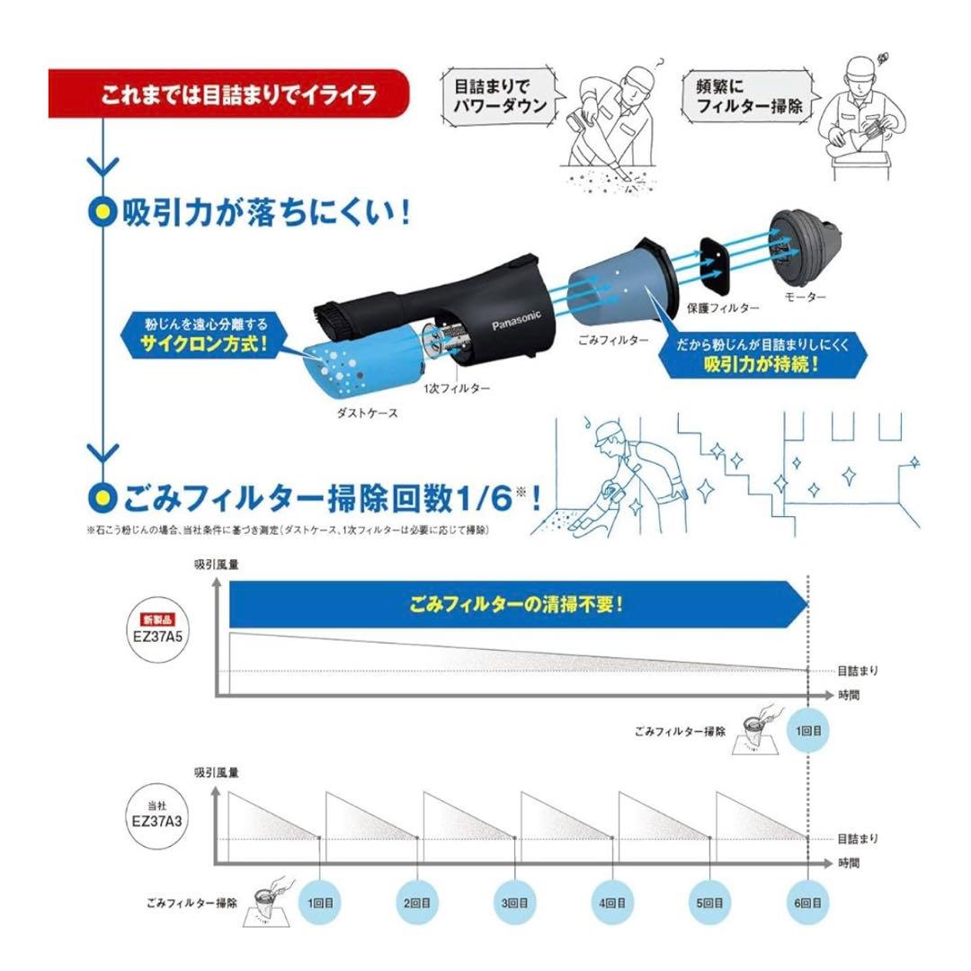 Panasonic スティッククリーナー 本体 18V 5.0Ah