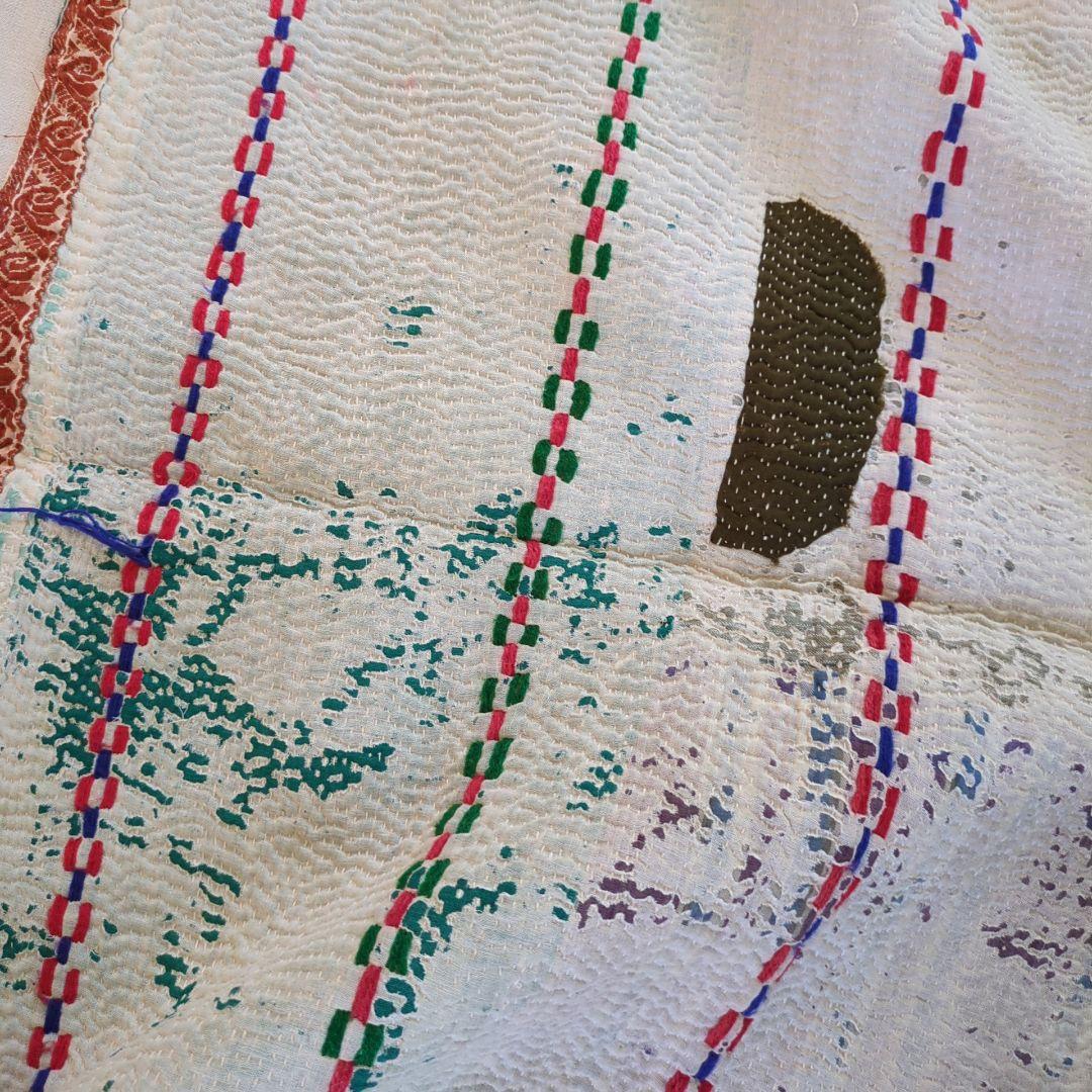 ビンテージカンタキルト ラリーキルト エスニックインテリア ソファカバー778