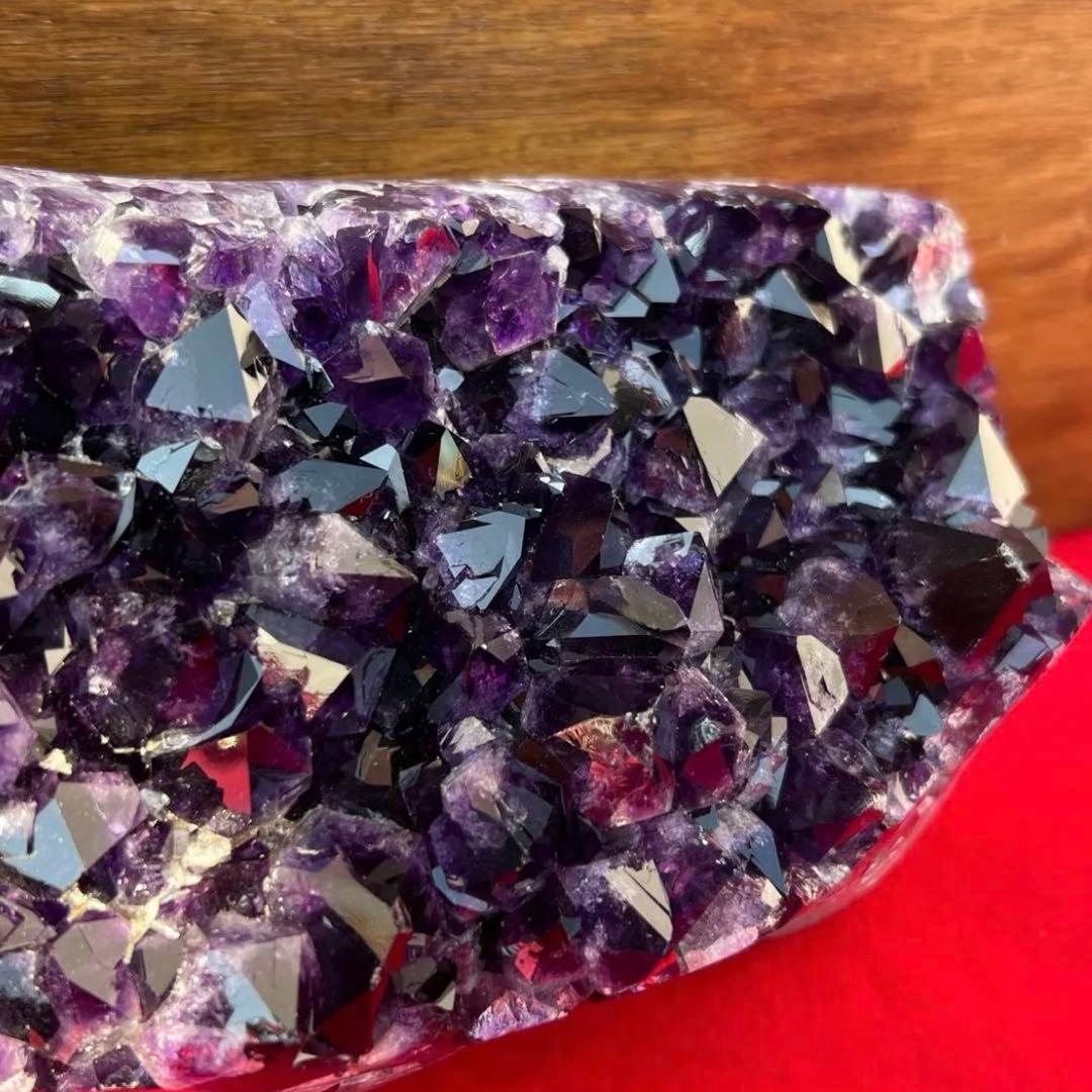 ☆究極クオリティ 超絶神々しい輝き☆最高級 ウルグアイ産 アメジストクラスター