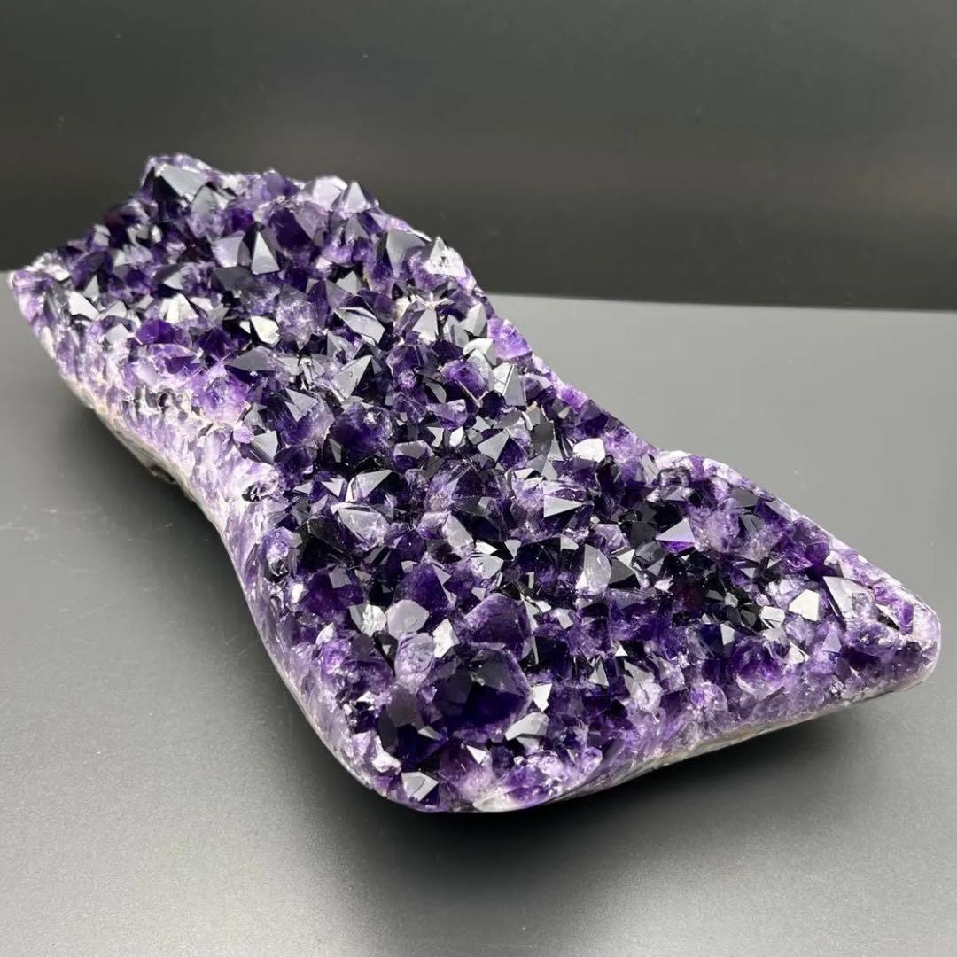 ☆究極クオリティ 超絶神々しい輝き☆最高級 ウルグアイ産 アメジストクラスター