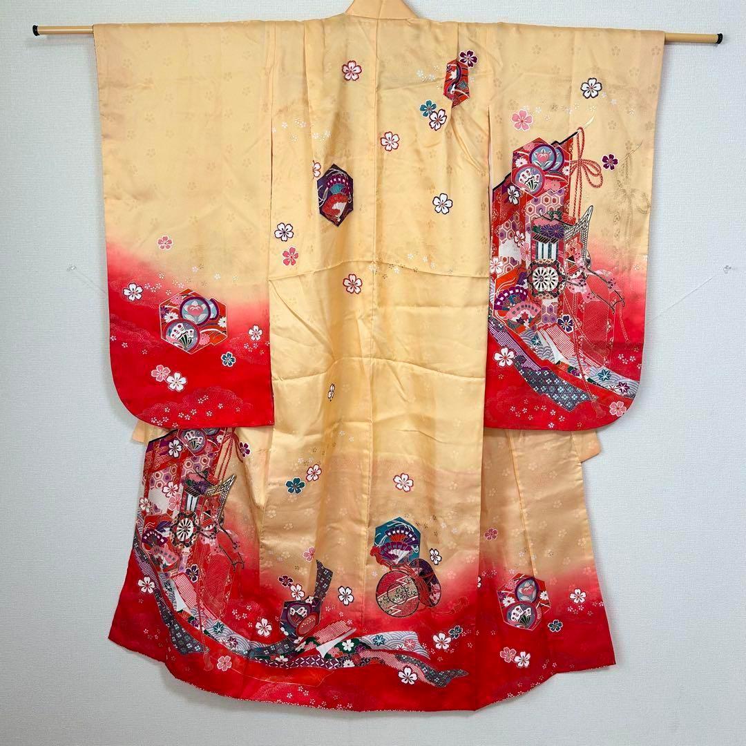 【Alinco-worksご希望品】着物　七五三　7歳　女の子　13点フルセット