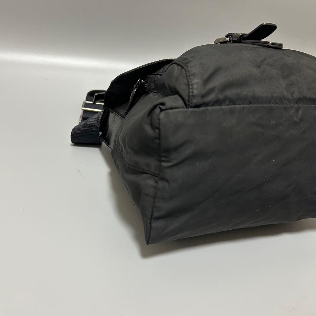 PRADA プラダ テスートナイロン クロスボディ ショルダーバッグ ブラック系