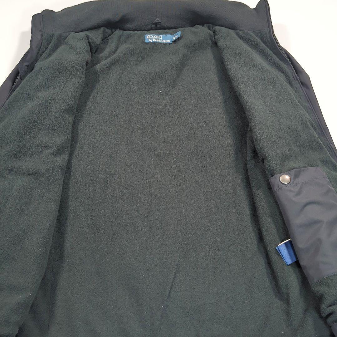 ポロラルフローレン Ｌ 中綿ナイロンジャケット フリース　ポニー刺繍