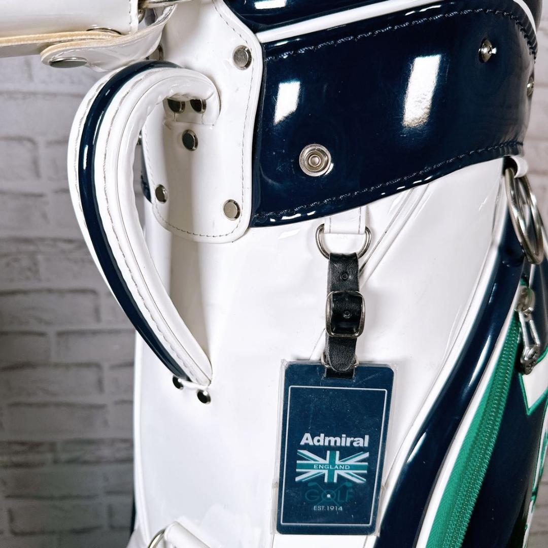 Admiral アドミラル キャディバッグ エナメル 9型 ユニオンジャック