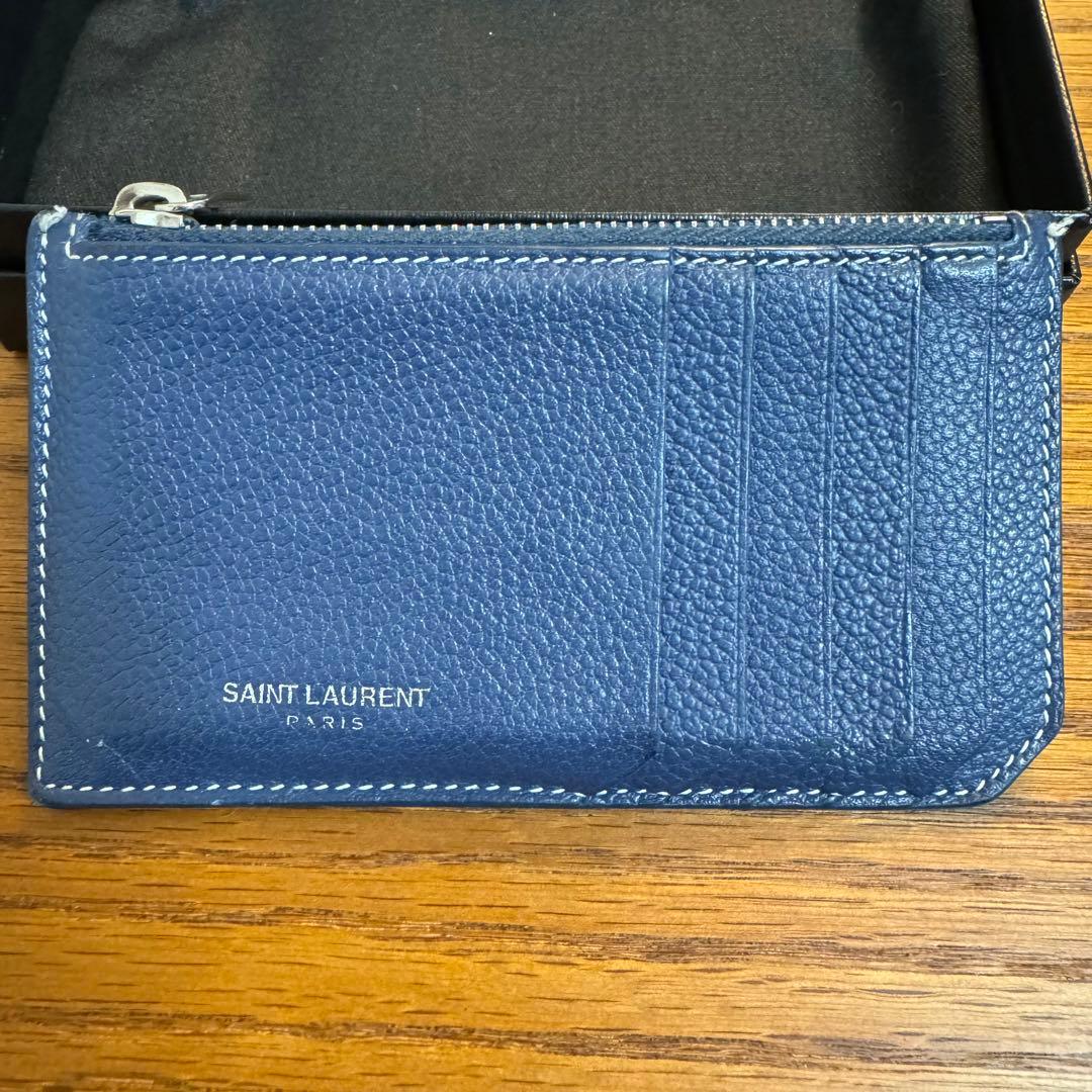 サンローラン フラグメントジップカードケース