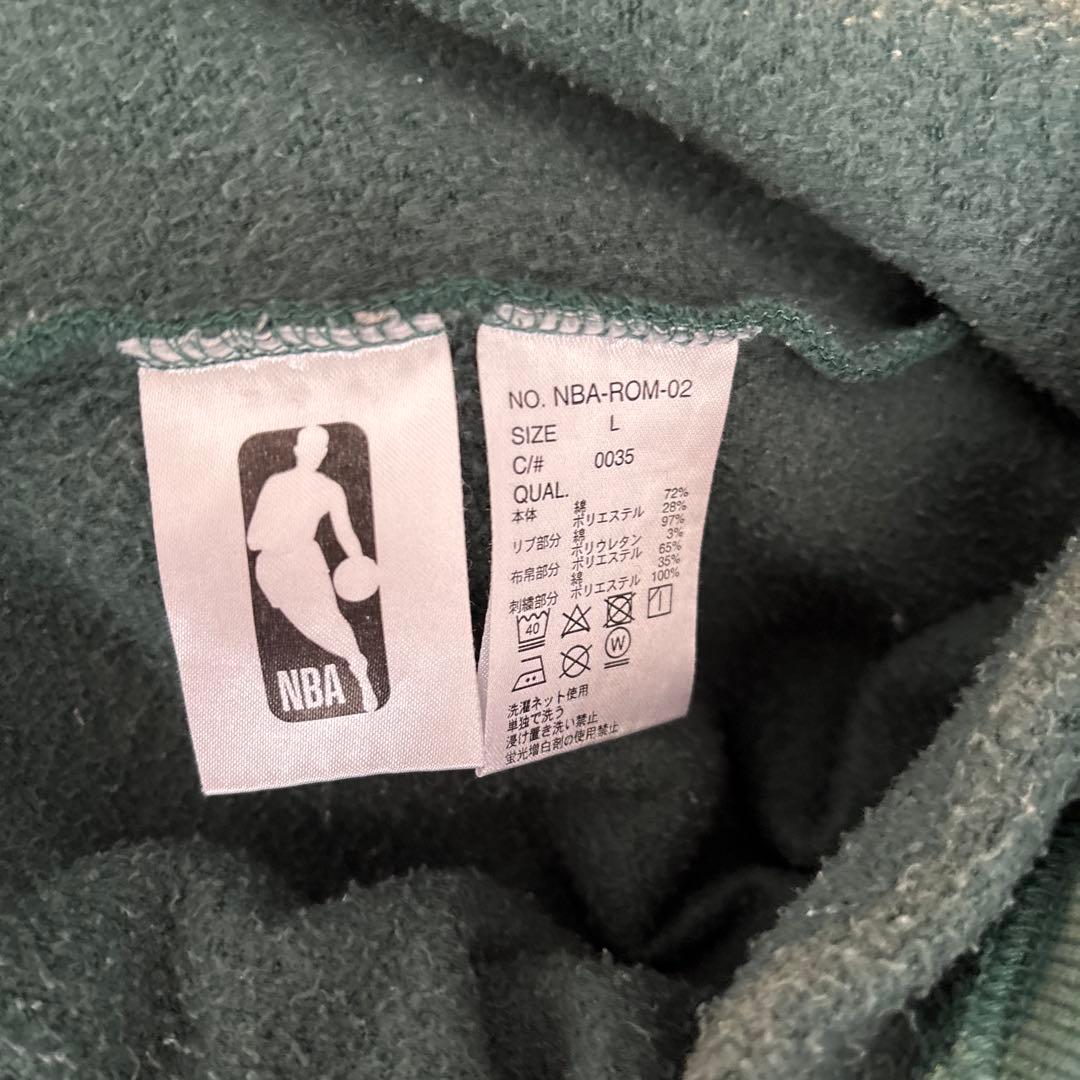 BOSTON CELTICS セルティックス 刺繍 スウェット NBA ロゴ入り