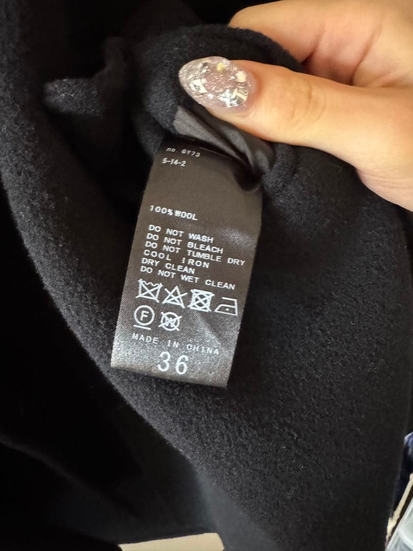 plage ハミルトンウールダブルミディコート 36