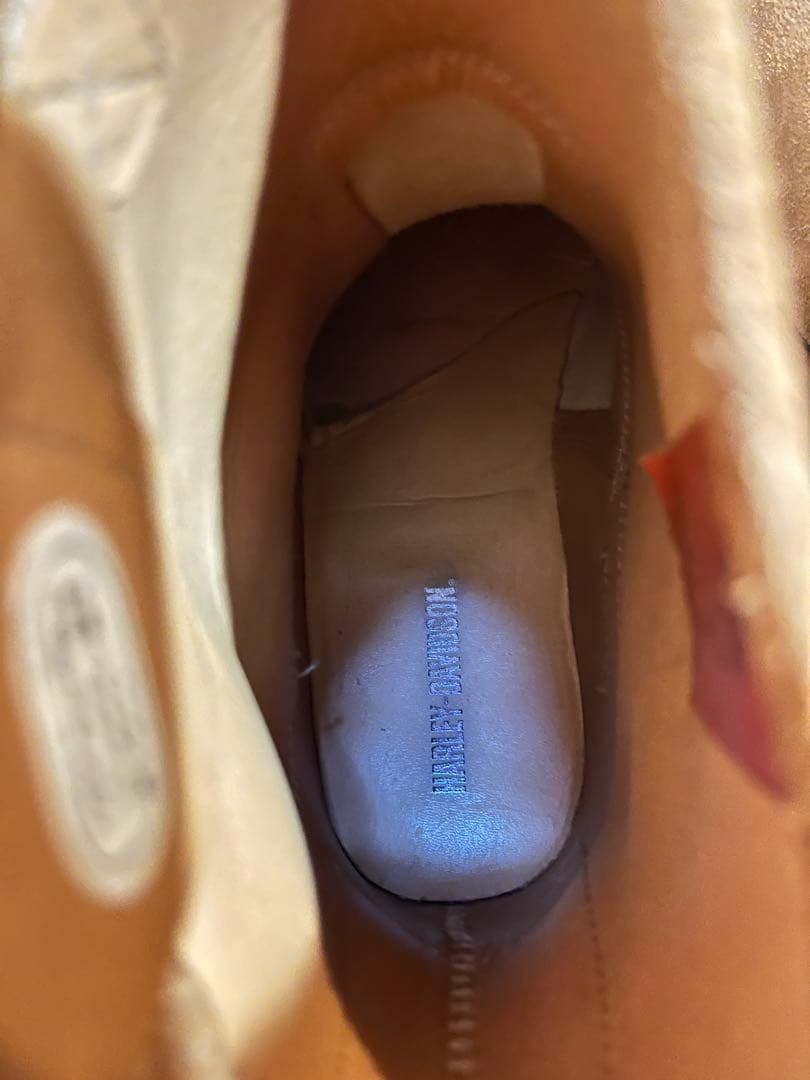 d*1様 ハーレーダビッドソン ショートエンジニアブーツスエード US7.5 2