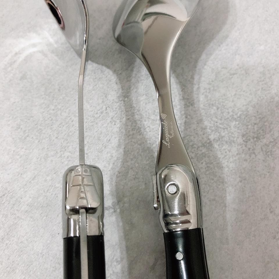 【数量限定】LAGUIOLE ラギオール カトラリー 34本セット ブラック 黒