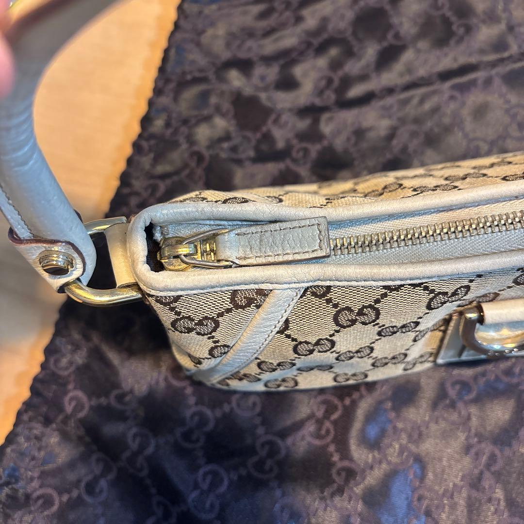 TETSU様　GUCCI アビー ベージュ ホワイト ワンショルダー