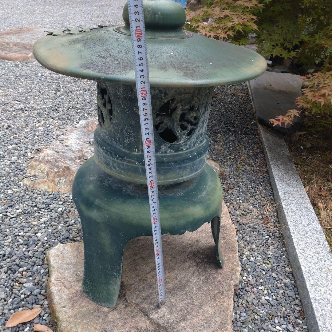 青銅雪見灯篭