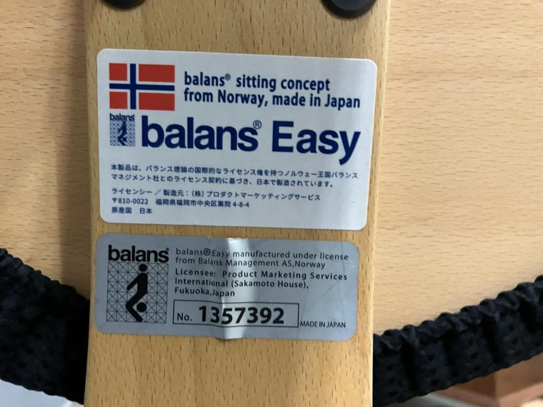 『RYBO』リボ社 バランスイージーチェア バランスチェア RWcha19