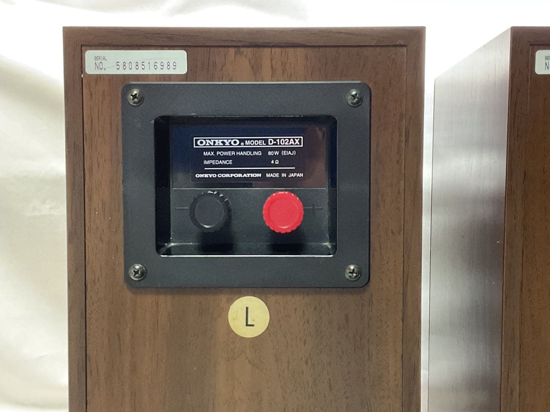 ONKYO D-102AX ブックシェルフ型スピーカー エッジ交換済み