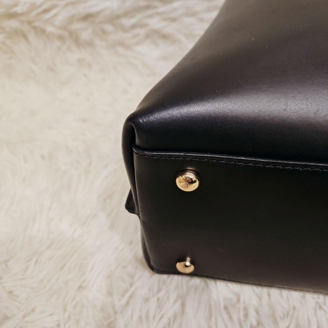 美品 イアクッチ 2way ハンドバッグ ショルダーバッグ ブラック ベラール