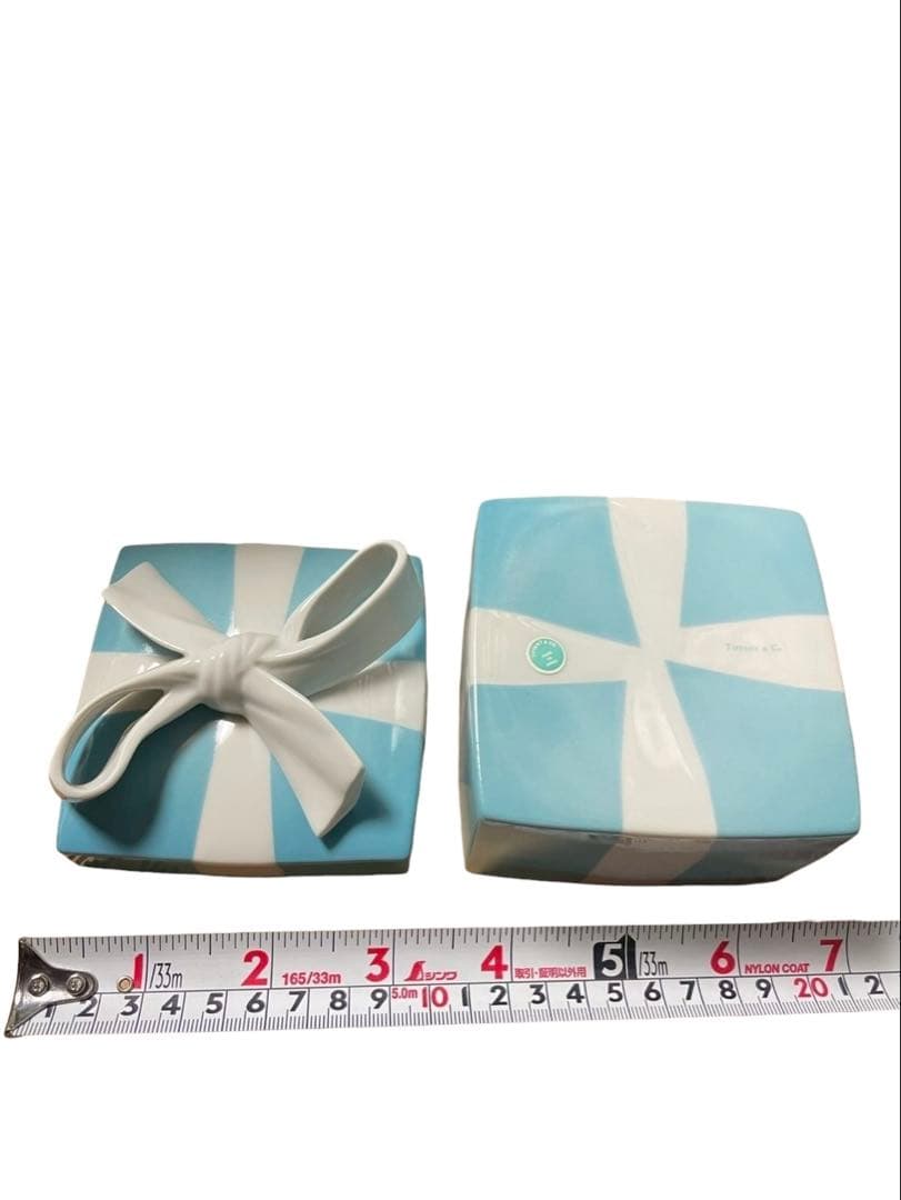 『箱付き未使用』ティファニー・ブルーリボン ボックス小物入れ