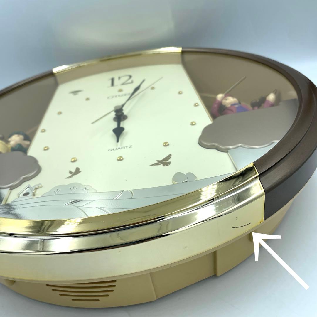 美品稼働品⭐️CITIZEN⭐️シチズン⭐️からくり時計⭐️タイニーワールドデュエット