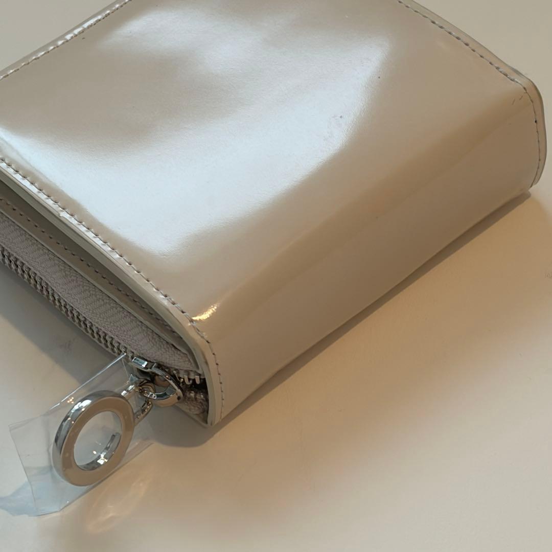 バインダー　ウォレット　アイボリー　韓国　貯金