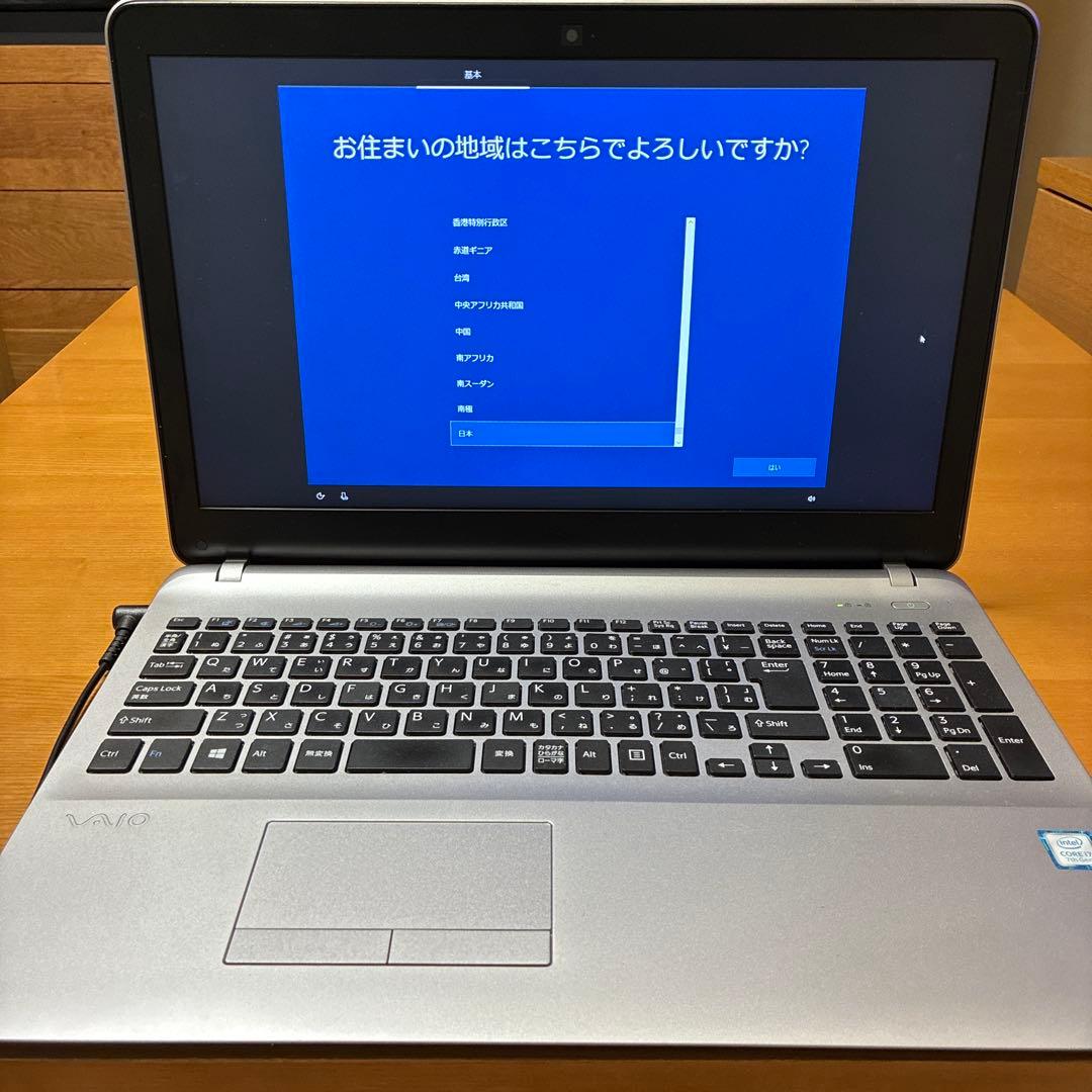 VAIO VJS152C11N　HDD 1TB・SSD 128GB