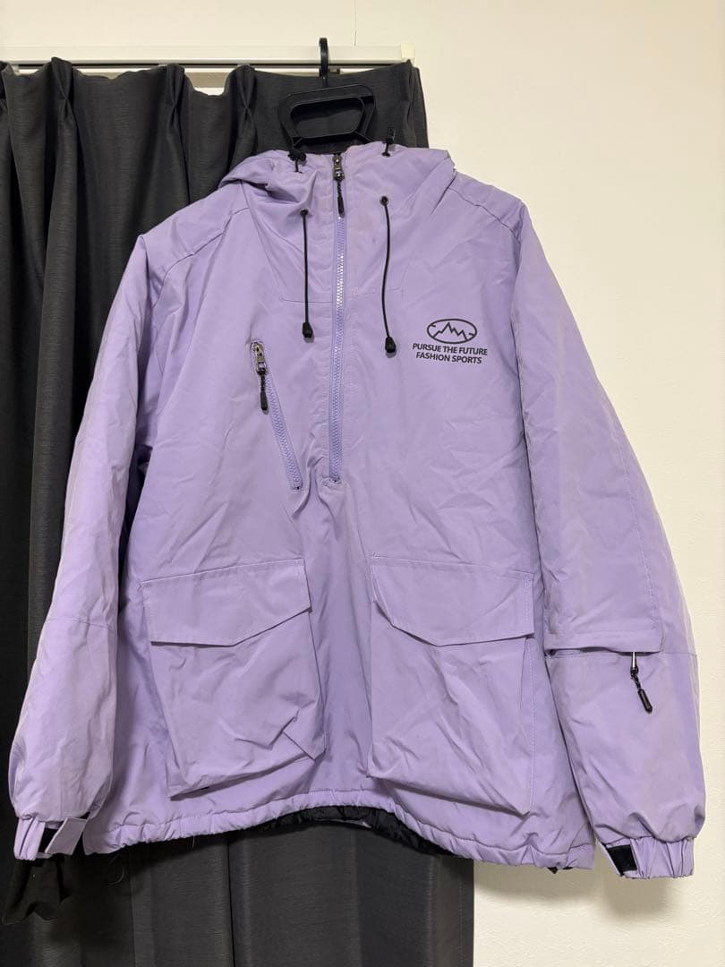 スノーボードウェア 上下セット Mサイズ パープル