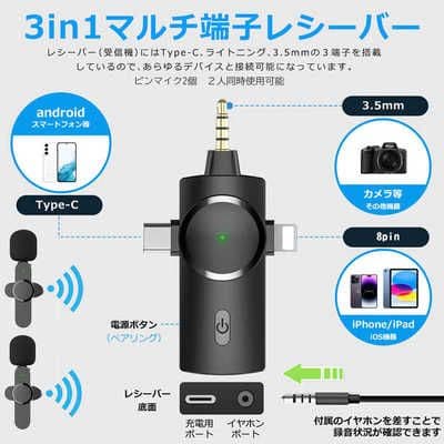 ワイヤレスマイクロホン【2箱】