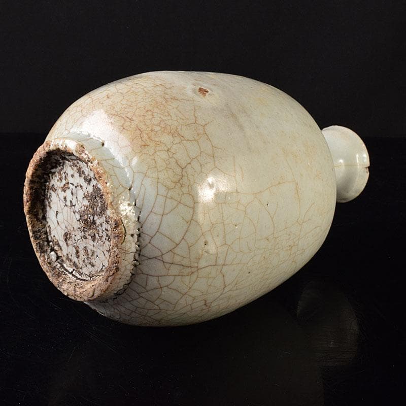 朝鮮美術　李朝　高麗白磁　徳利　V　R7998