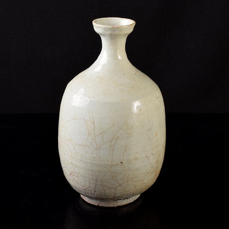 朝鮮美術　李朝　高麗白磁　徳利　V　R7998