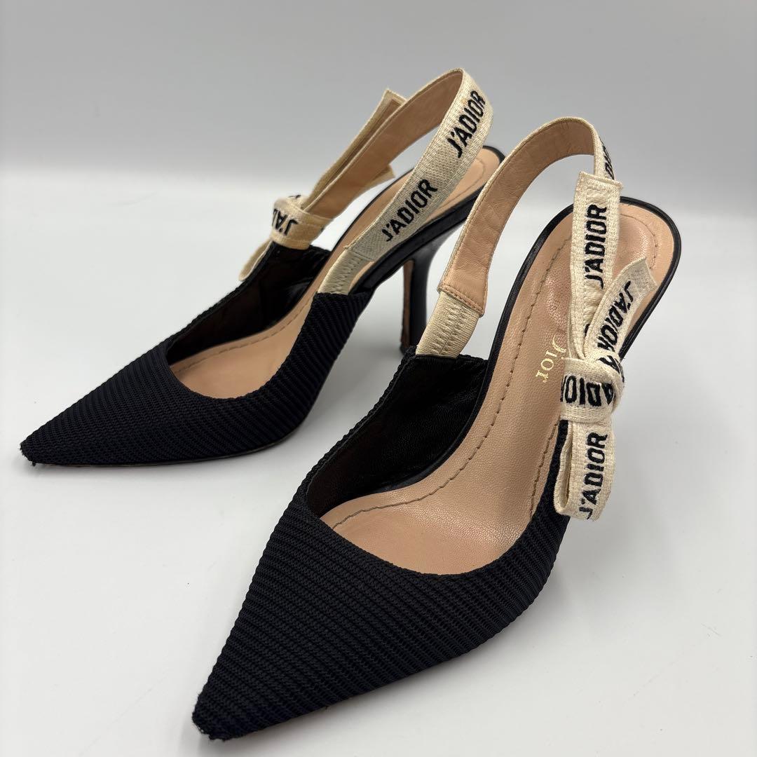 クリスチャンディオール スリングバック　サンダル 34.5 22cm 人気