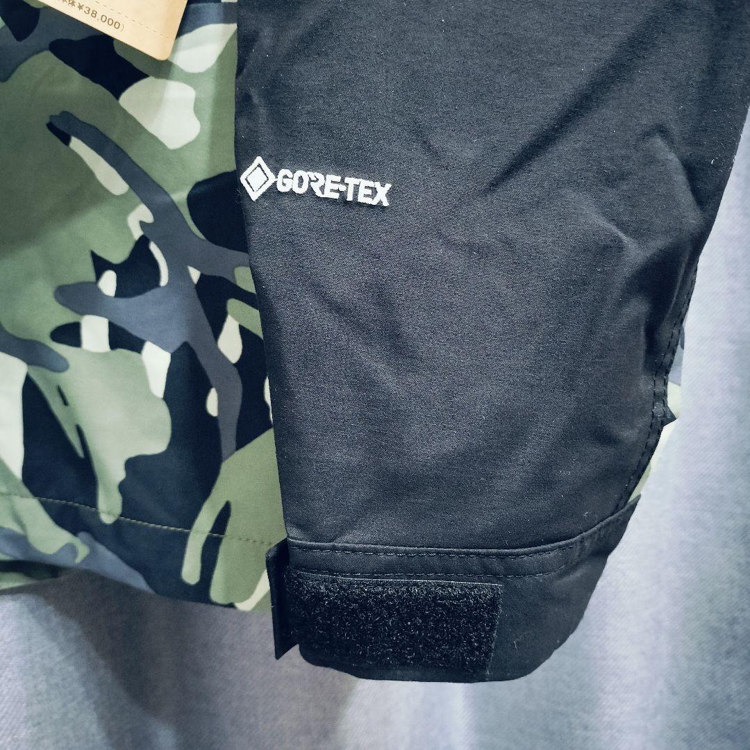 【ノースフェイス】ノベルティマウンテンライトジャケットカモフラ柄 ゴアテックス