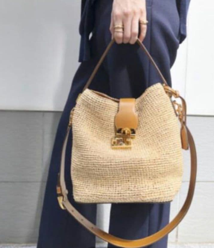 Mark Cross　マーククロス　ストロー バケツ トートバッグ　かごバッグ