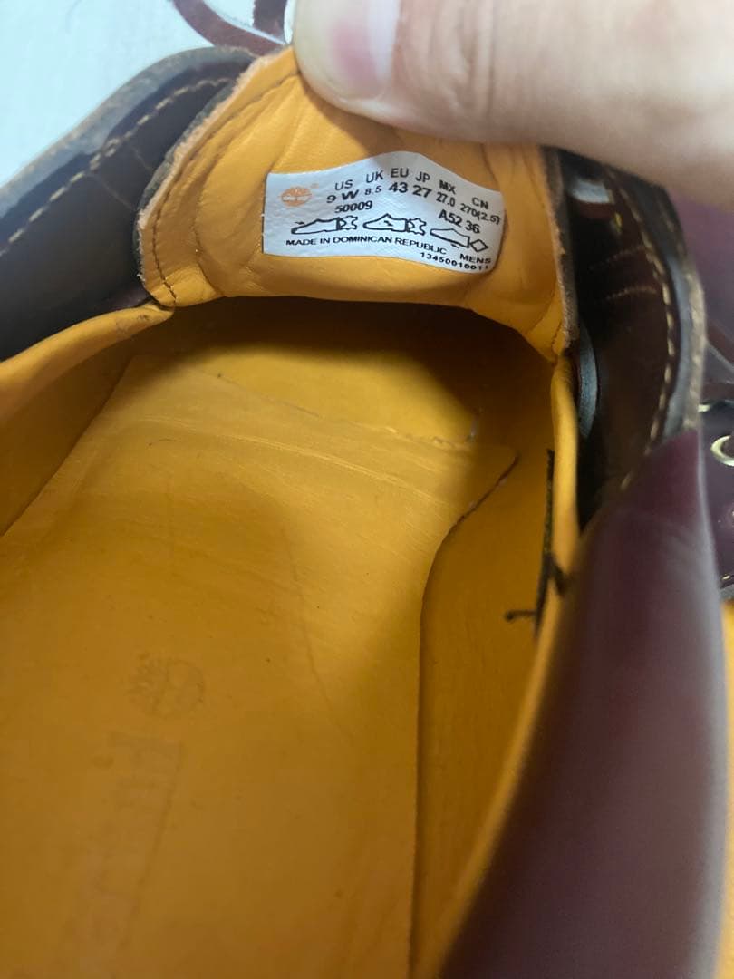 美品 timberland 3eye classic lug ティンバーランド