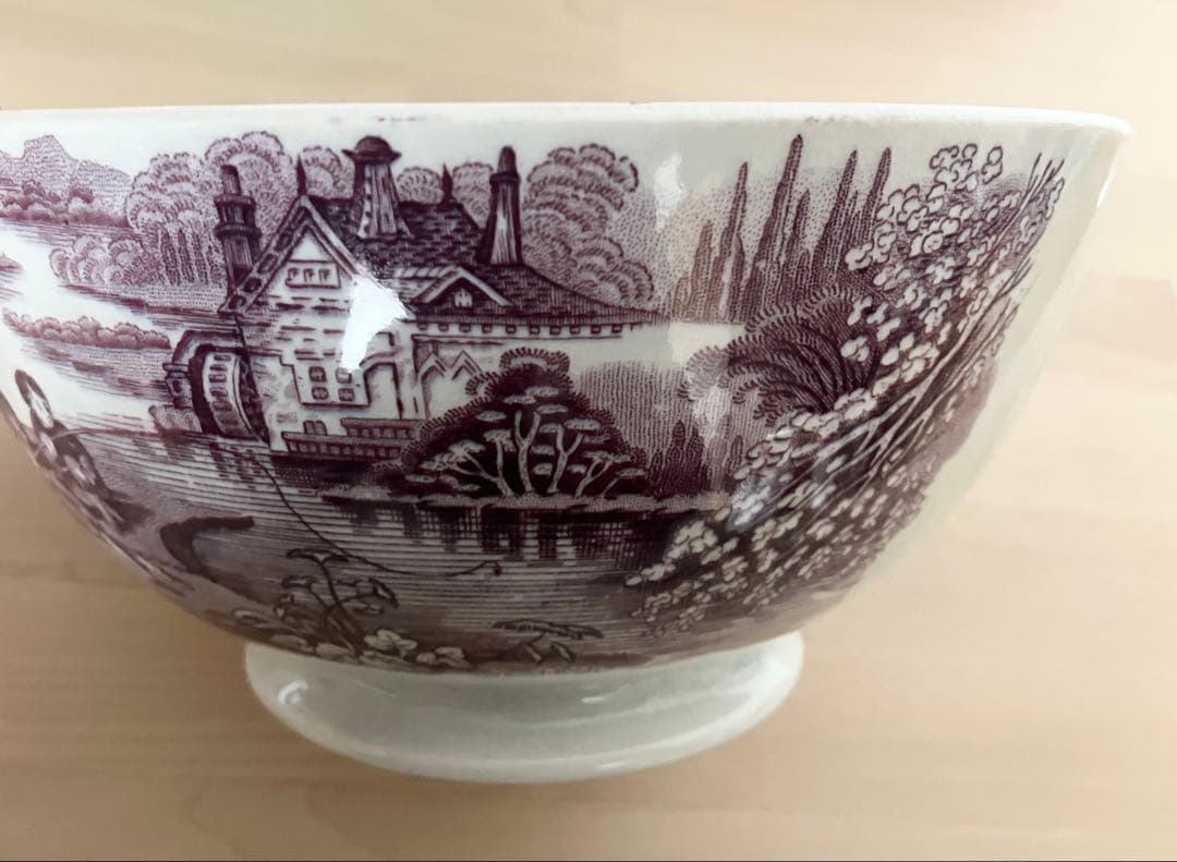 ☆希少☆19世紀　英国アンティーク　スロップボウル　陶器　茶器　イギリス