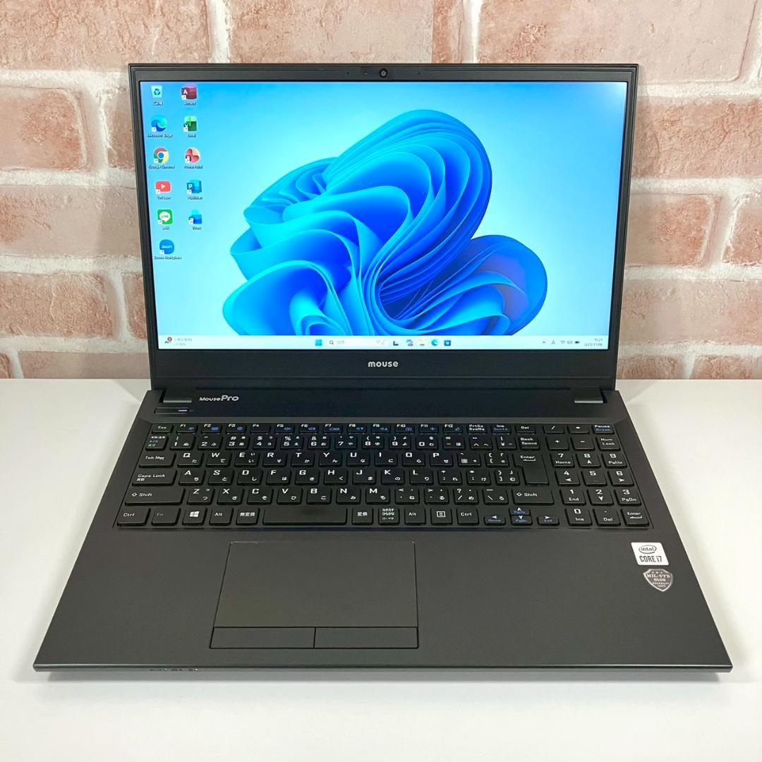 ★美品★ 第10世代i7 SSD256+500 テンキー付き Mouse 401
