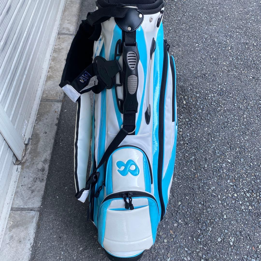 manpukudo　　　　　美品！IOMIC スタンド式キャディーバック￼